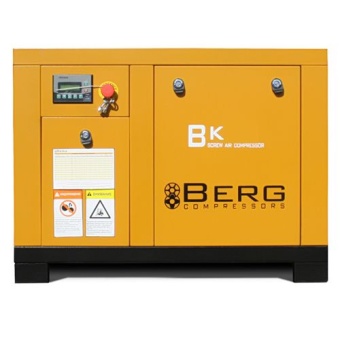 Винтовой компрессор BERG ВК-5,5Р-E/10 бар с ременным частотно-регулируемым приводом