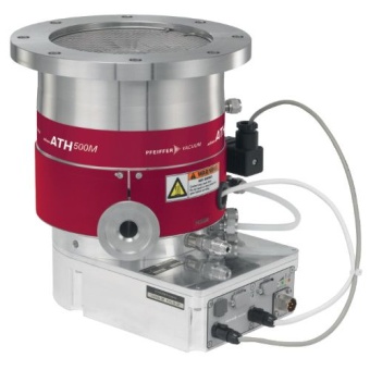 Турбомолекулярный промышленный вакуумный насос Pfeiffer Vacuum ATH 500 M DN 160 ISO-F Profibus Air-Cooled