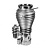 Диффузионный вакуумный насос Edwards Diffstak 160/700F 110-125V